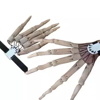 Ручные инструменты с гибкими шарнирами на Хэллоуин. Забавные, новые и интересные игрушки. чёрный