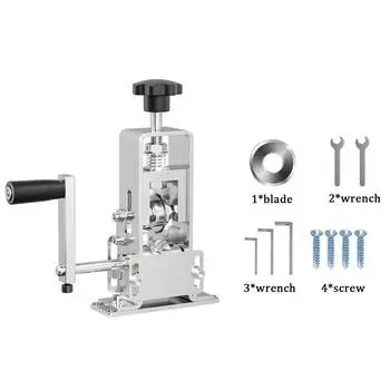 Ручные инструменты Стриппер для кабеля 1-25 мм Плоскогубцы для зачистки проводов С ручной рукояткой Привод от электродрели серебряный