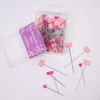 Ручные швейные булавки, прямые, многофункциональные, для квилтинга, пэчворка, для фиксации иглы на свадьбу розовый