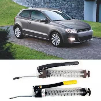 Ручные смазочные пистолеты 600cc, прозрачная прочная рукоятка, высокое давление, 10000PSI, смазочные пистолеты, инструмент со шлангом с ручным рычагом B