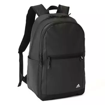 Rucksack B4 Size Storage PC Storage 30L Round Type 1 Air Chamber School Bag School Backpack Black x White x White H48 x W32 x D19cm [Adidas] 15.6inch