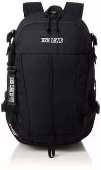 Rucksack HIGH SCHOOL Daypack 2 Rooms 10 Pockets 28L Black White [Ben Davis]