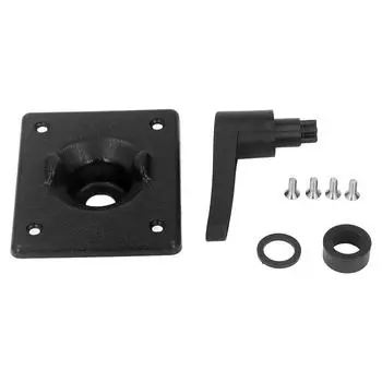 Rudder Steering Control Handle Base PVC Lightweight Boat Rudder Control Parts Fishing Boat Hardware