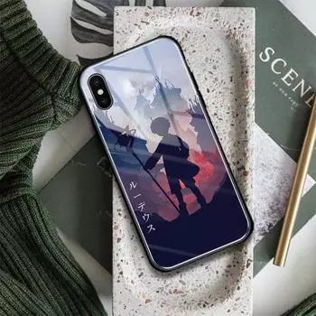 Rudeus Mushoku Tensei аниме Стекло Мягкий силиконовый чехол для телефона чехол для iPhone SE 6s 7 8 Plus X XR XS 11 12 13 Mini Pro Max iPhone 6 6s&Tempered Glass case