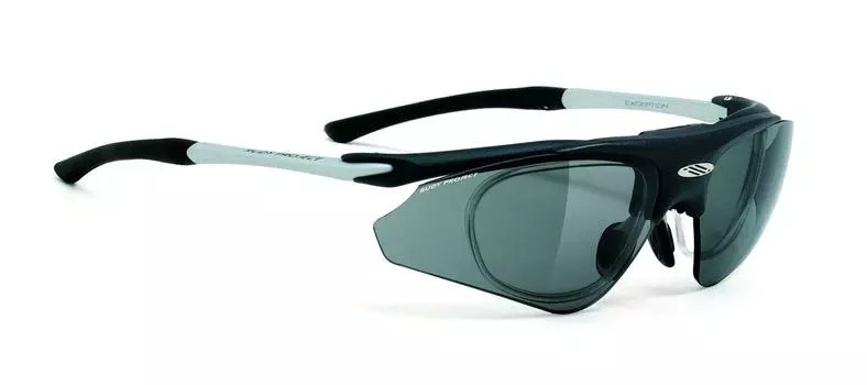 RUDYPROJECT Road Bike Exception LX Black Frame Laser Black Lens Flip-Up 0197-SN970906 чёрный