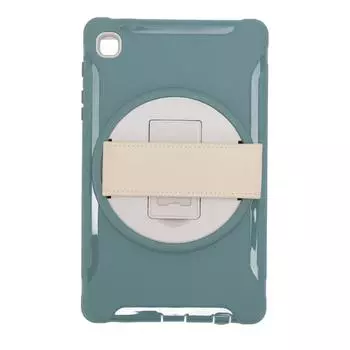 Rugged Tablet Case Drop Protection Shockproof Tablet Protective Cover with Hand Strap Stand for зелёный