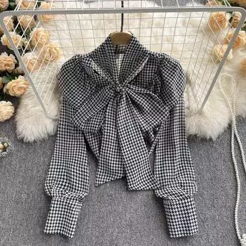 RUGOD шифоновая рубашка на бретелях, женская весенняя новинка 2022 года, милая и универсальная верхняя мода в западном стиле с решетчатыми рюшами и рюшами