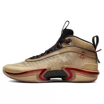 Rui Hachimura x Air Jordan 36 Черные мужские кроссовки Samurai Brown Sesame Twine DO2494-260 40.5