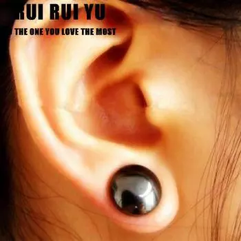 RUI RUI YU Биомагнитные серьги-гвоздики для здравоохранения Серьги-гвоздики для ушей Магнитная терапия