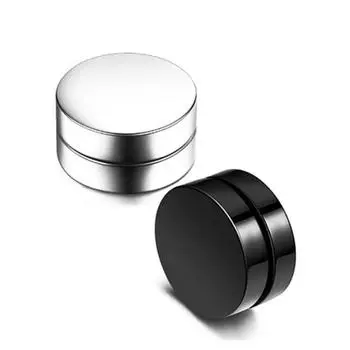 RUI RUI YU Магнит в стиле унисекс в стиле панк без отверстия для ушей Зажим для ушей 8mm чёрный