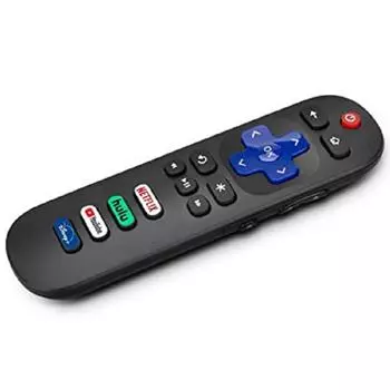 Сменный пульт дистанционного управления для Roku Smart Led TV TV для Netflix Youtube Hulu Disney чёрный