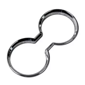 RUIQ Nissan Новый X-Trail T33 (июль 2020 г.) Эксклюзивная декоративная накладка на подстаканник в салоне, разработанная специально для Nissan X-Trail e-4ORCE (Хромированный)