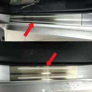 RUIQ Toyota New Prius PHV Эксклюзивный интерьер Накладки на пороги из нержавеющей стали Накладки на боковые пороги Эксклюзивно разработано для TOYOTA PRIUS PHV 52 серии