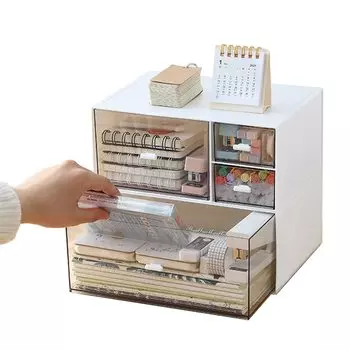 Ruisya Аксессуар Настольное Хранение Бесплатно Письмо Стильные Документы Размером 2 Л Кейс, Кейс, Комбинация, Ящик, Кейс, Коробка, A5, Косметика, Канцелярские принадлежности,