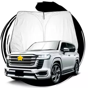 ruiya Новый Toyota Land Cruiser 300 Эксклюзивный солнцезащитный козырек для лобового стекла Зонт от солнца для автомобиля Защита от ультрафиолета Солнцезащитный козырек для сна в машине Land Cruiser 300