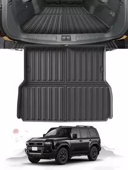 ruiya Складной новый Toyota Land Cruiser 250 Специальный коврик для багажа Land Cruiser 250 Багажный лоток 3D Коврик для багажа Водонепроницаемый материал TPE Устойчив к пятнам