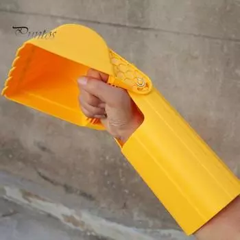 Рука для копания песка с подвижными суставами Игрушка-экскаватор для песка Развивает моторику и творчество Снежный экскаватор Игрушка-песочница для пляжа на открытом воздухе жёлтый