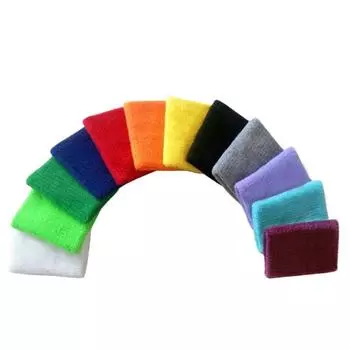 Рука Женщины Повязка На Запястье Повязка Спортивная Повязка Защита Запястья От Пота Бандаж Обертывание Защиты для Спортзала Волейбол Баскетбол Дети Теннис 8x5cm белый