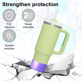 Рукав для чашки, устойчивый к царапинам, силиконовый стакан, противоскользящий защитный чехол для чашки для домашнего офиса, школы
