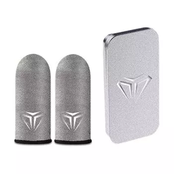 Рукав для пальцев, влагонепроницаемый, дышащий, чехол для пальцев, 1/2 пары, для мобильных игр, для сенсорных экранов, перчатки для пальцев с ящиком для хранения A