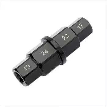 Рукав для снятия шпинделя переднего колеса мотоцикла 17/19/22/24 мм, шестигранный ключ для шпинделя, инструмент для разборки для Yamaha Suzuki Honda серебряный