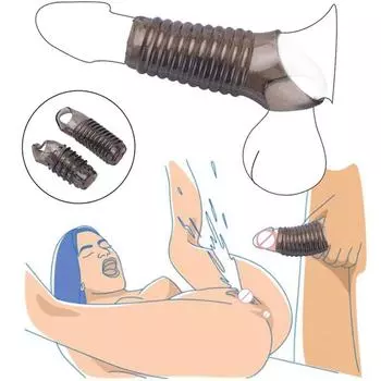 Рукав для задержки пениса Cock Sexitoys для мужчин Penian Кольца Товары для взрослых Задержка эякуляции Льняная насадка Петух Кольцо для мужчин A Style