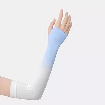 Рукав из ледяного шелка для мужчин и женщин, для вождения, рыбалки, солнцезащитный козырек, утеплитель для рук, летний, прохладный, дышащий, эластичный