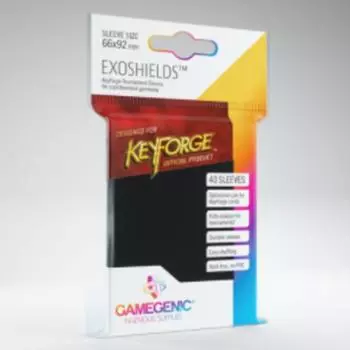 Рукав Keyforge Exoshield: Черная, популярная корейская настольная игра