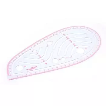 Рукав пройма персиковый костюм портниха инструмент встроенный в линию с 0-65 мм круговой чертеж