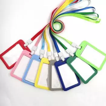 Рукав с идентификационной биркой для рабочего разрешения, чехол для карточки сотрудника, чехол для пропуска для заводских рабочих, чехол для автобусной карты, ремешок на ремешке