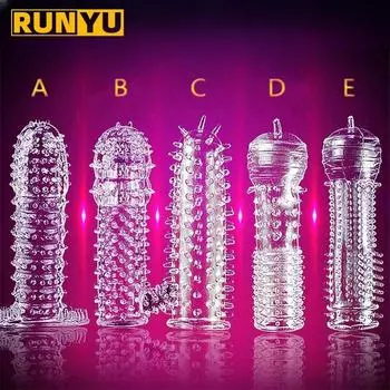 Рукава для пениса Кольца для пениса Тренажер для пениса Кольца для задержки эякуляции Кольца для пениса Высокая эластичность Срок действия Секс-игрушки для мужчин Силиконовая сперма 1pc