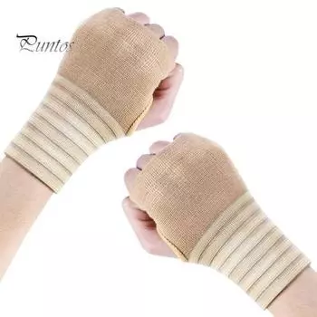 Рукава для поддержки запястья, компрессионные перчатки для фитнеса и запястья, для облегчения боли в запястье, артрита, тендинита, артроза запястья бежевый