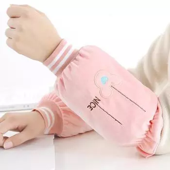 Рукава для женщин, модные и милые, детские рукава, студенческий пуховик средней длины, противообрастающие, осенние и зимние защитные рукава Rabbit Purple