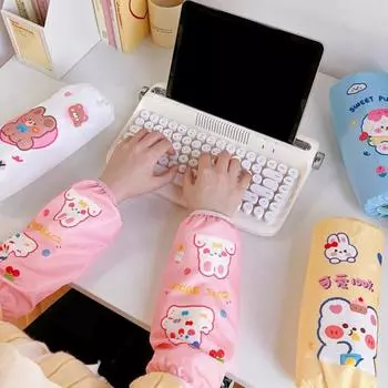 Рукава на руку, полезный, износостойкий, не выцветающий, жиронепроницаемый, для кухни, удлиненный, декор для дома B