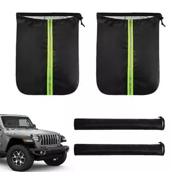 Рукава стеклоочистителя 4 шт. автомобильные стеклянные крышки и крышки стеклоочистителя полный комплект авто защита от воды, пыли и дождя для грузовиков, автомобилей, внедорожников United States