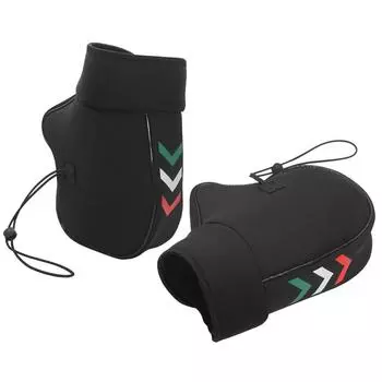 Рукавицы на руль для холодной погоды, рукавицы на руль для горного велосипеда и мотоцикла, ветрозащитные чёрный