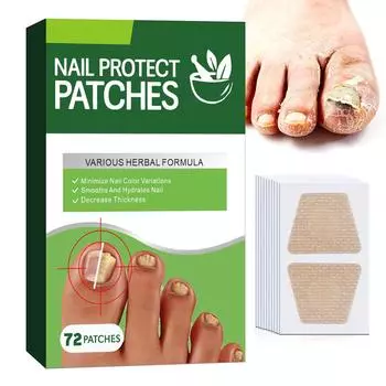 Руки и ноги Мягкие ногти Инкрустированные ногти Утолщение Яркие борозды для ногтей Серые патчи для ухода за ногтями