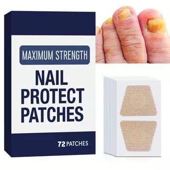 Руки и ноги Мягкие ногти Инкрустированные ногти Утолщение Яркие борозды для ногтей Серые патчи для ухода за ногтями One Size