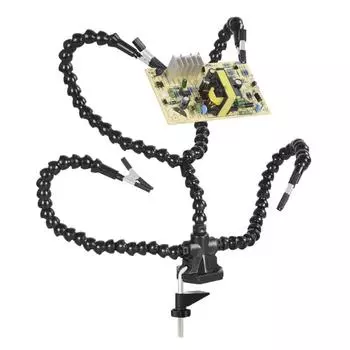 Руки помощи, паяльник, инструмент для пайки, 3 гибких кронштейна с зажимами для пайки, ремонт поделок