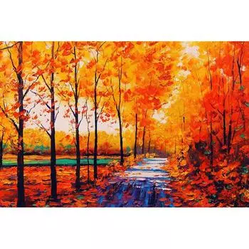 Рукоделие Алмазная картина Мозаика Украшение дома Красивая осень Алмазная мозаика Вышивка крестом 20X30CM