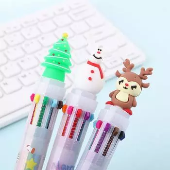 Рукописный Санта-Клаус Письменные принадлежности Рождественская шариковая ручка Канцелярские принадлежности Масляная ручка Рождественская шариковая ручка 01