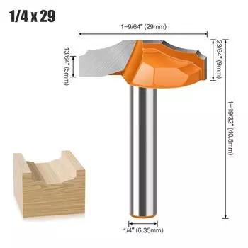Рукоятка 1/4, рукоятка 6 мм, маленький нож-бабочка, панель двери, нож для цветов, шкаф, кружевная панель двери, нож-триммер для панелей двери Butterfly Knife 1/4 * 29