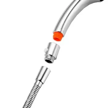 Рукоятка для душа из твердой латуни, переключающий клапан, насадка для душа, биде, распылитель, запорный клапан для воды серебряный