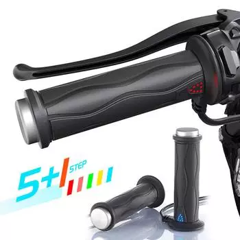 Рукоятки руля мотоцикла с электроподогревом, регулируемая температура, подогрев ручек для мотоциклов, быстрое крепление
