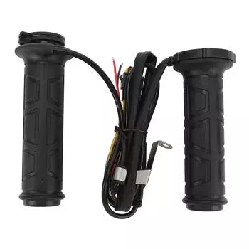 Рукоятки руля мотоцикла с подогревом, водонепроницаемые, DC12V, резиновые, электрические, с регулировкой