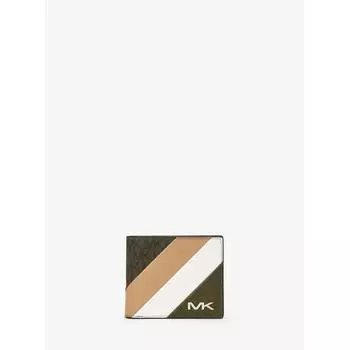 РУКОВОДСТВО MICHAEL KORS GREYSON С КАРМАНОМ ДЛЯ МОНЕТ 36F3LCOF3B317 OLIVE MULTI