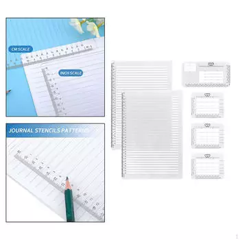 Руководство по адресации конвертов Шаблоны трафаретов Каллиграфические линейки Идеальный подарок Прозрачная шкала Скрапбукинг