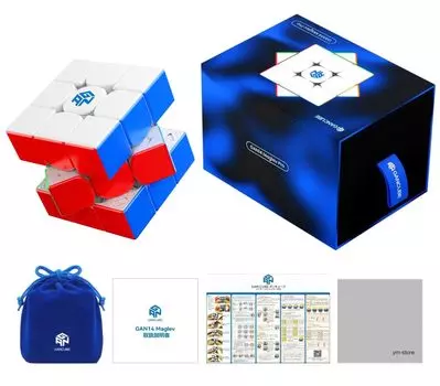 руководство по эксплуатации GAN 14 Maglev Pro Frosted модель GANCUBE 3D головоломка магнит соревнование использование сумка японское руководство по эксплуатации японская версия решение