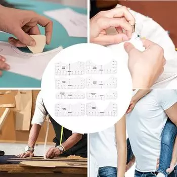 Руководство по линейке для футболок, 8 шт., для инструмента для выравнивания и центрирования Viny для термопресса или Cricut