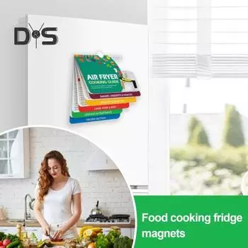 Руководство по приготовлению пищи Магнит на холодильник Фритюрница Скороварка Руководство по кето-еде Буклет Магнит на холодильник Шпаргалка по времени приготовления Преобразование кухни A